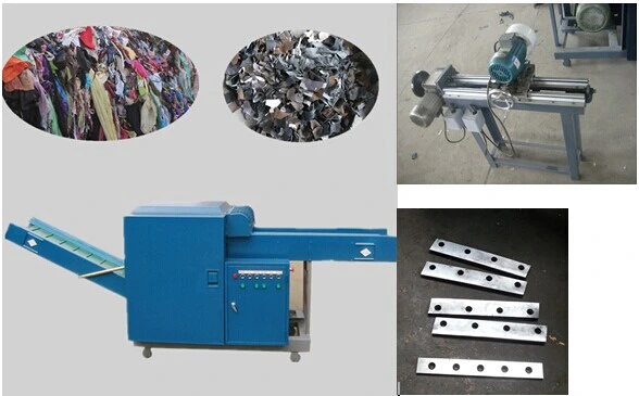 Leather Knitted Fabric Carpet Waste Cloth Scrap Cutting Machine