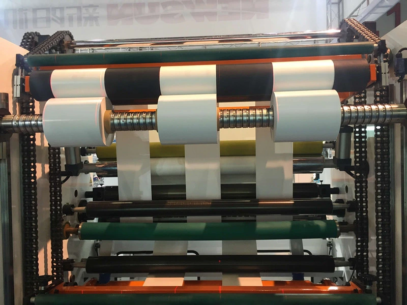 Easy Operate Rewind and Slitting Machine Plastic Film Roll Paper Sticker Roll Cutting Machine