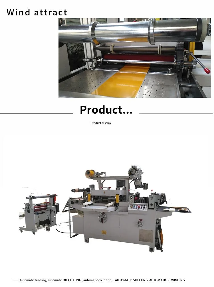 Paper/Label/Foam/Sticker/Adhesive Film Automatic Kiss Cut Die Cutting Machine